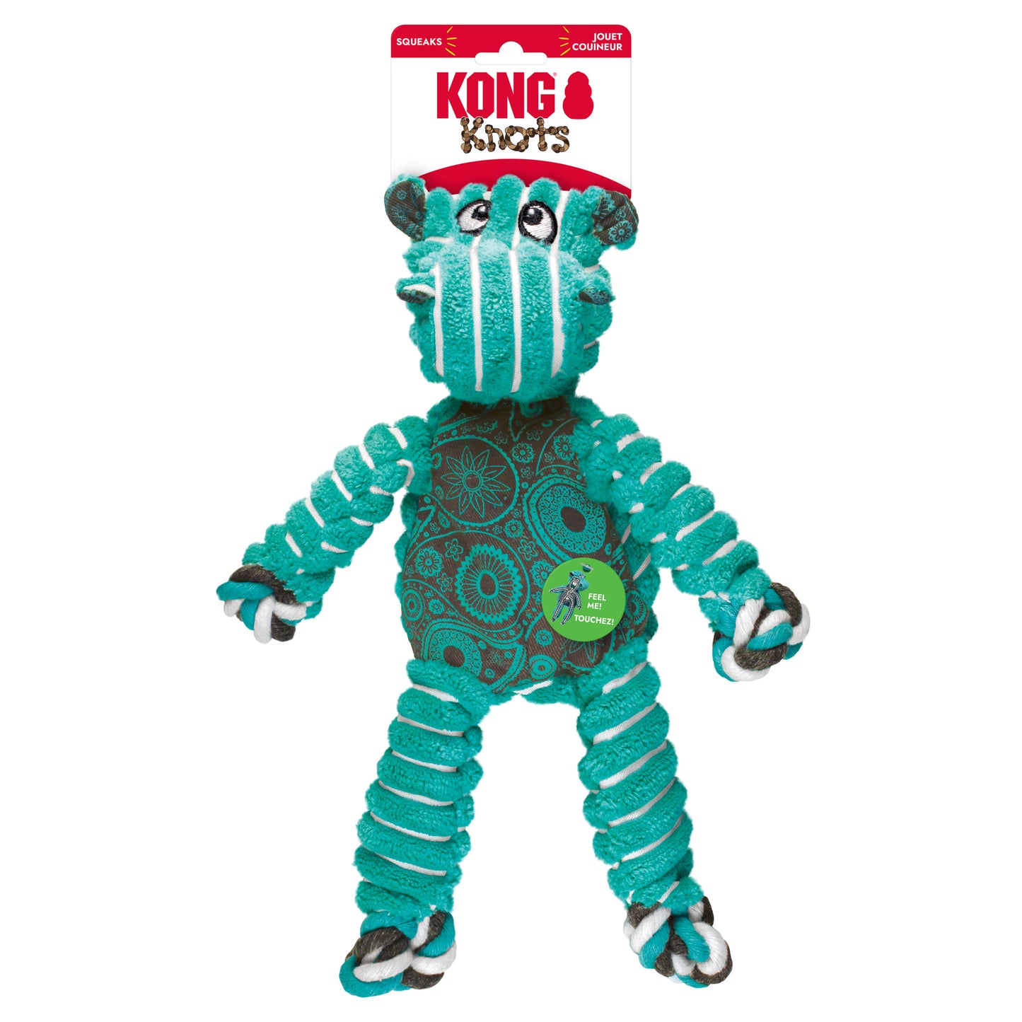 KONG Floppy Knots Hippo Md/Lg