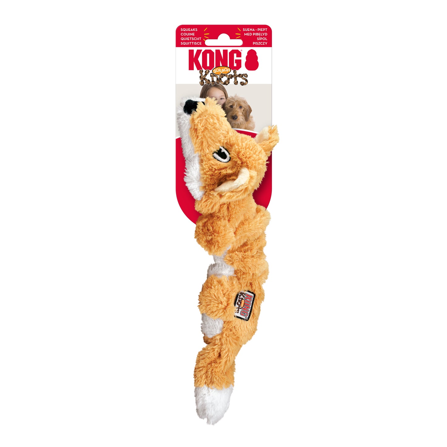 KONG Scrunch Knots Fox Sm/Md
