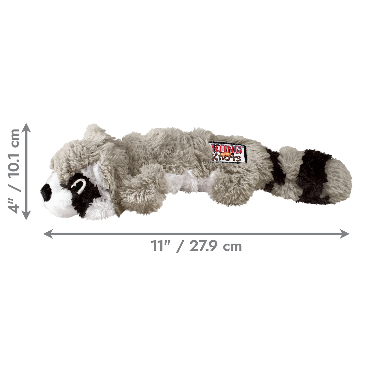 KONG Scrunch Knots Raccoon Sm/Md