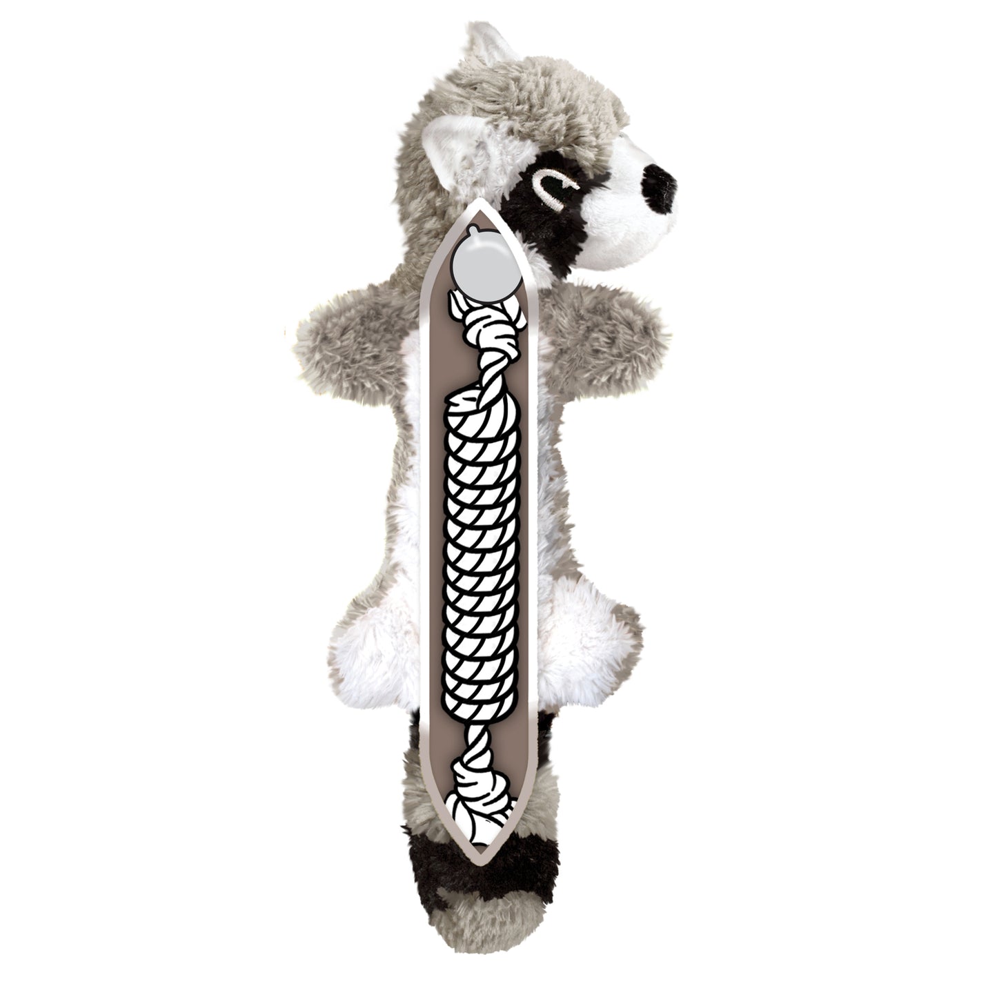 KONG Scrunch Knots Raccoon Sm/Md