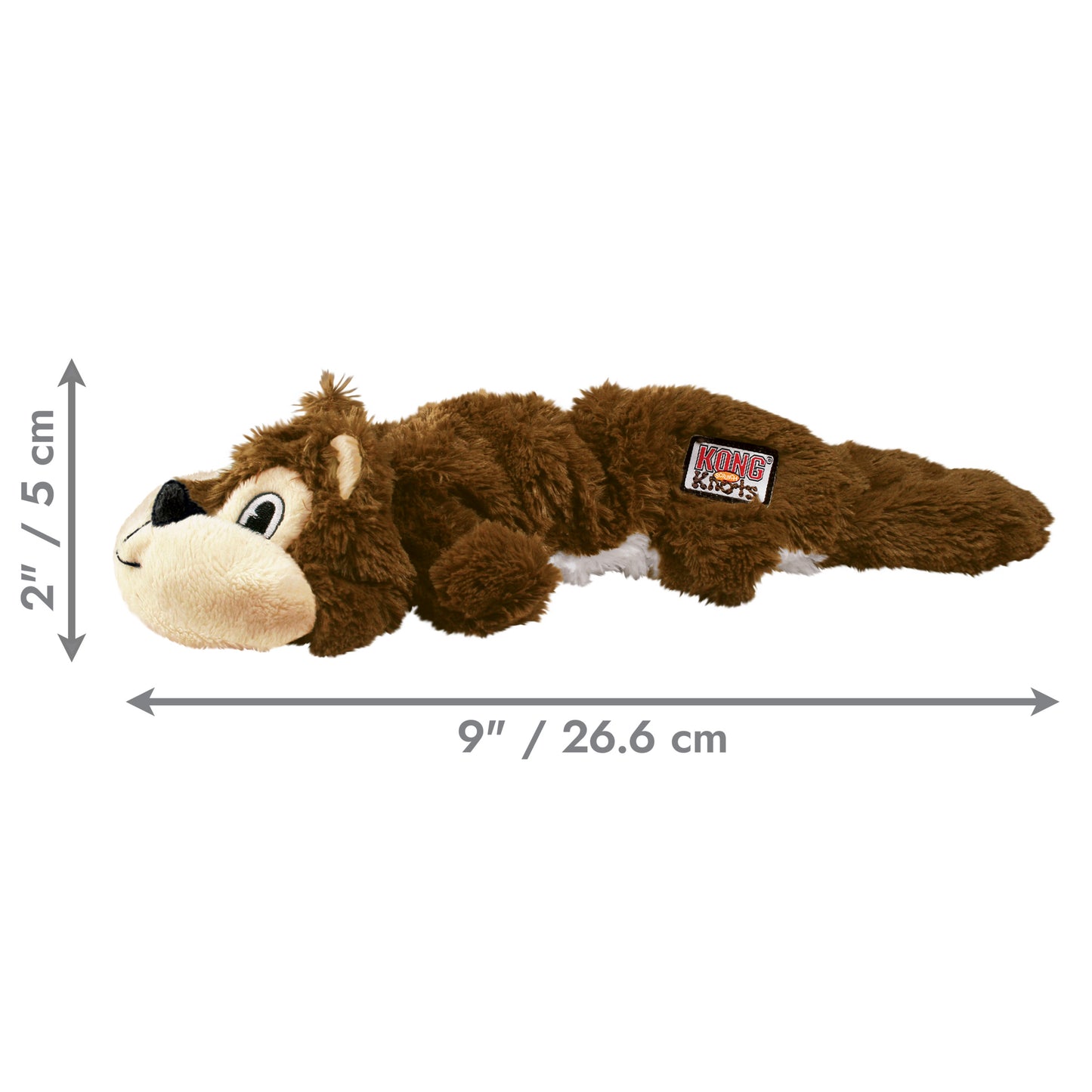 KONG Scrunch Knots Squirrel Sm/Md