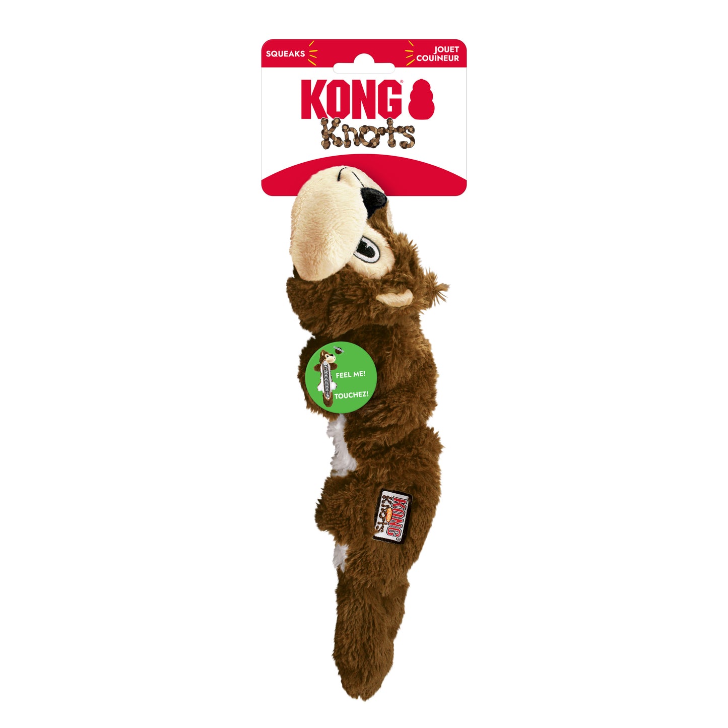 KONG Scrunch Knots Squirrel Sm/Md