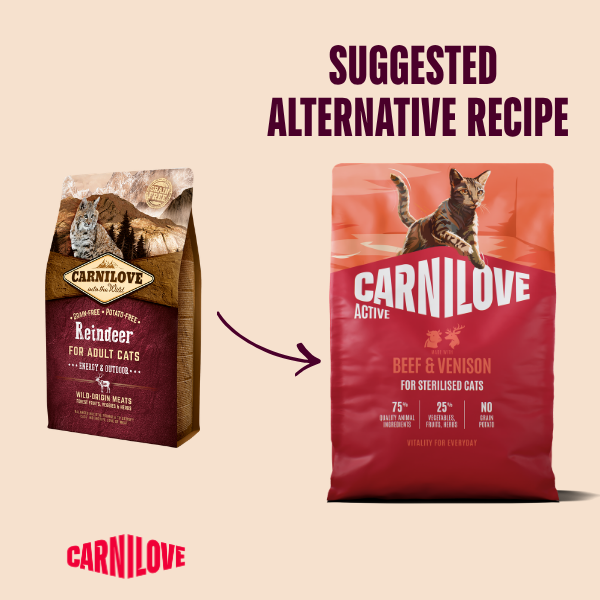 Active Beef & Venison Cat Food for Sterilised Adult Cats