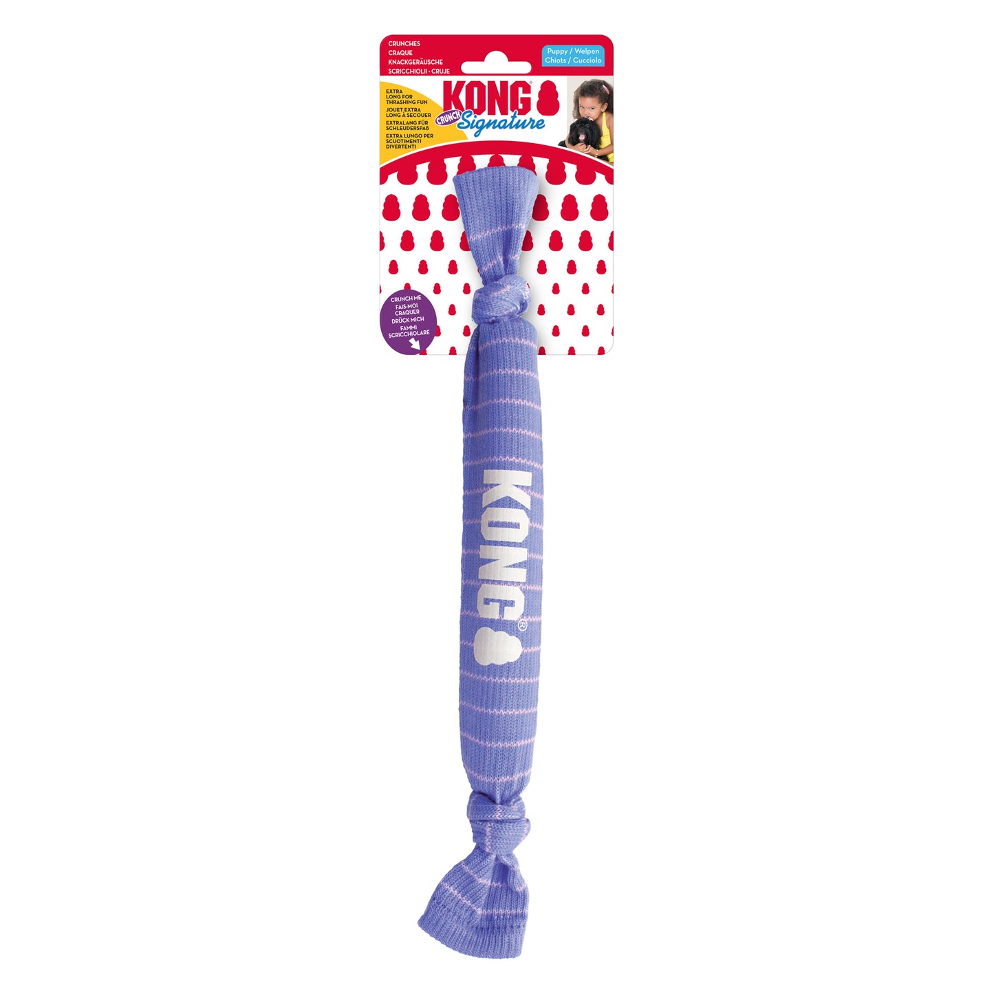 KONG Signature Crunch Rope Single Puppy Sm/Md