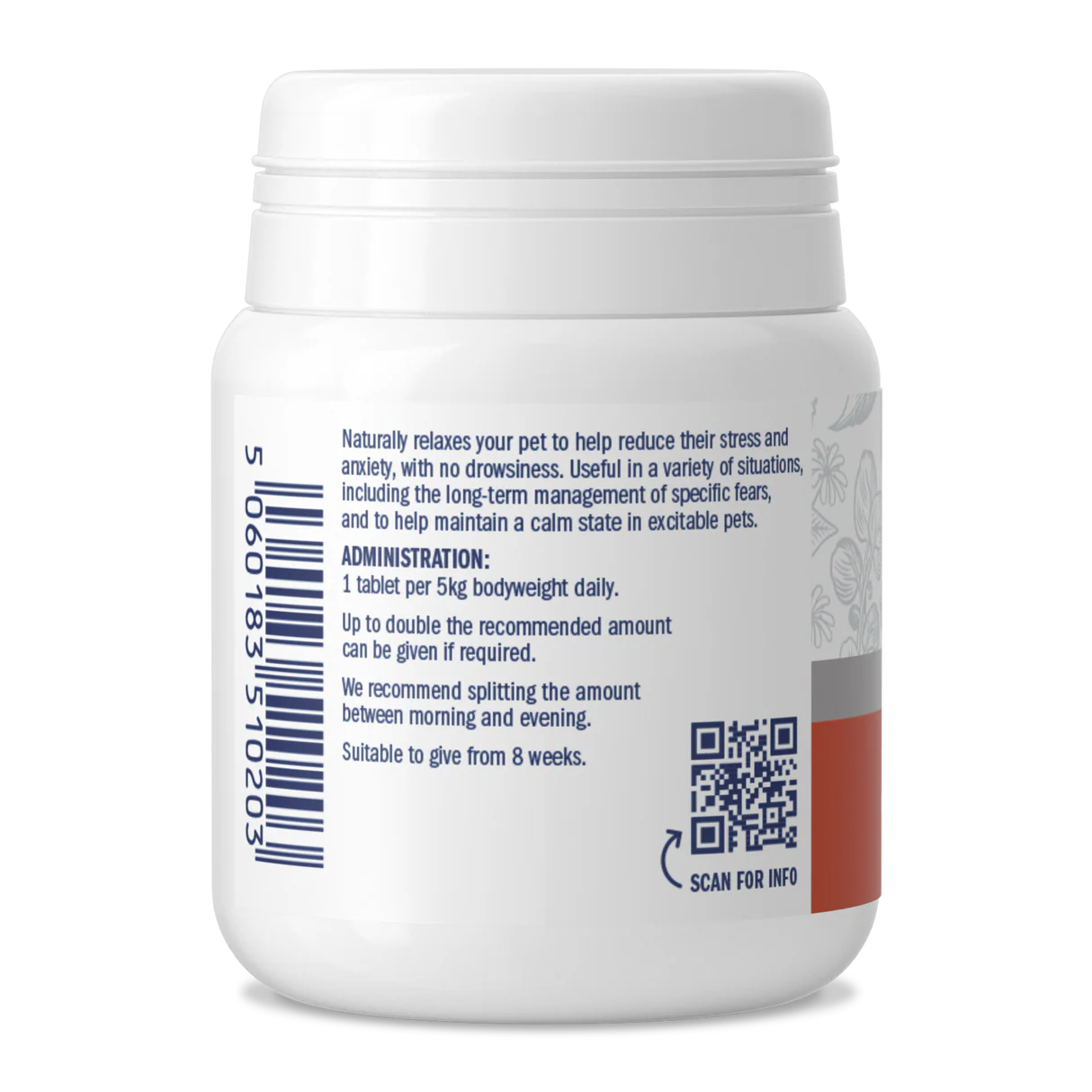 Scullcap & Valerian Tablets For Dogs And Cats