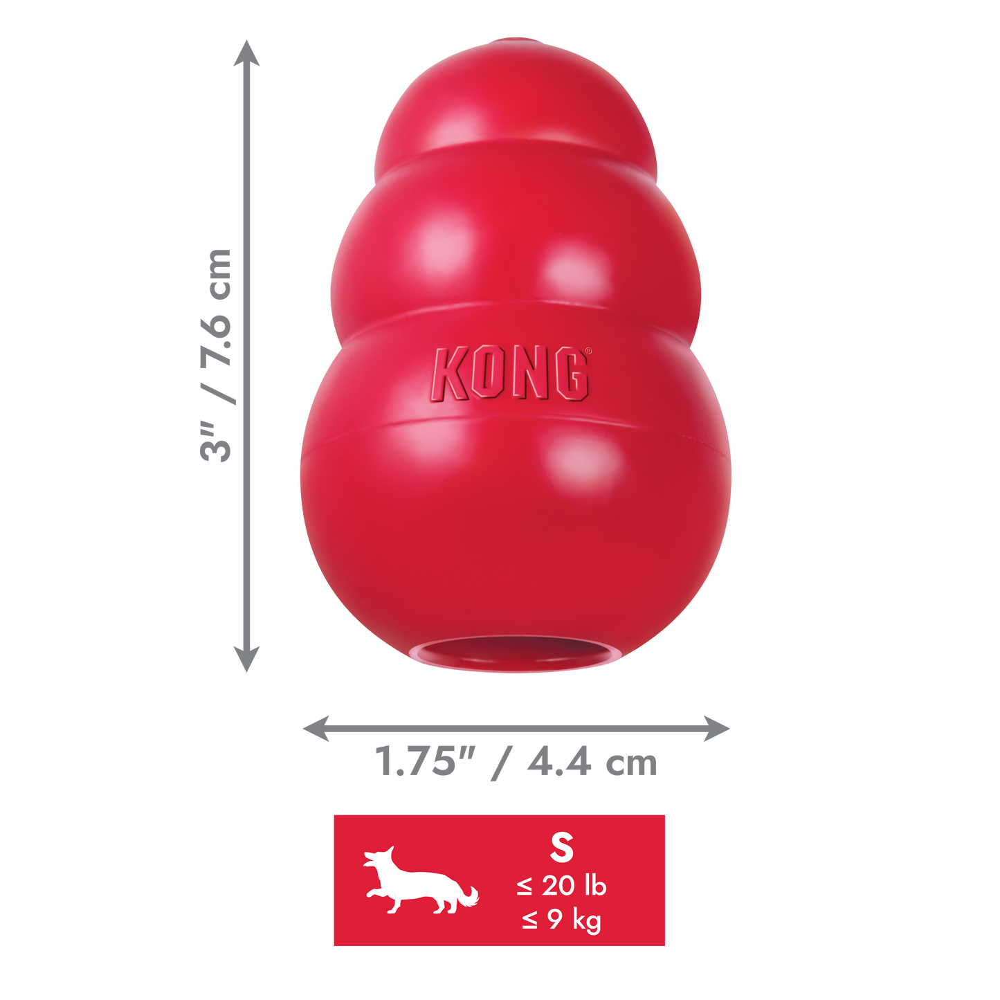 KONG Classic Red