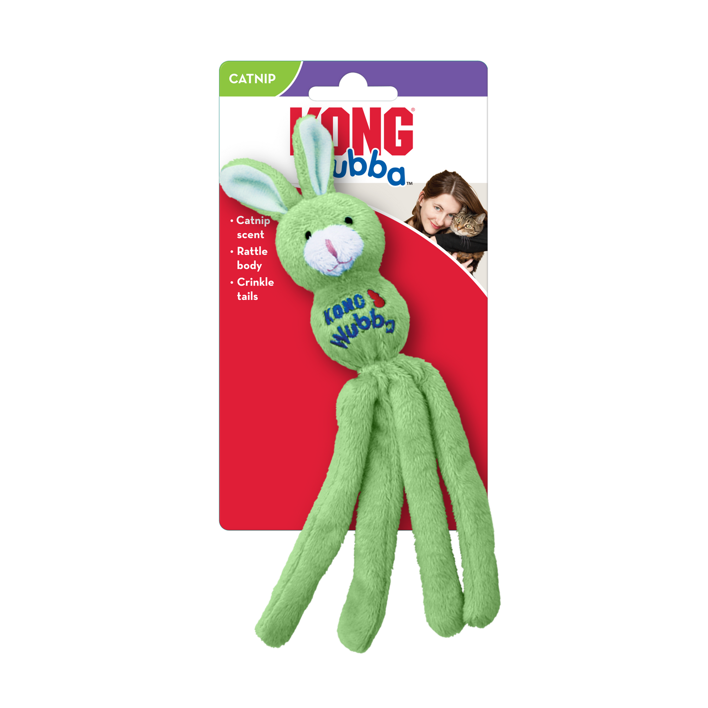 KONG Cat Wubba Bunny
