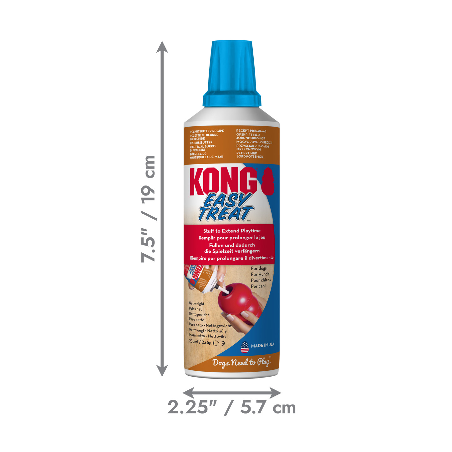 KONG Easy Treat Peanut Butter