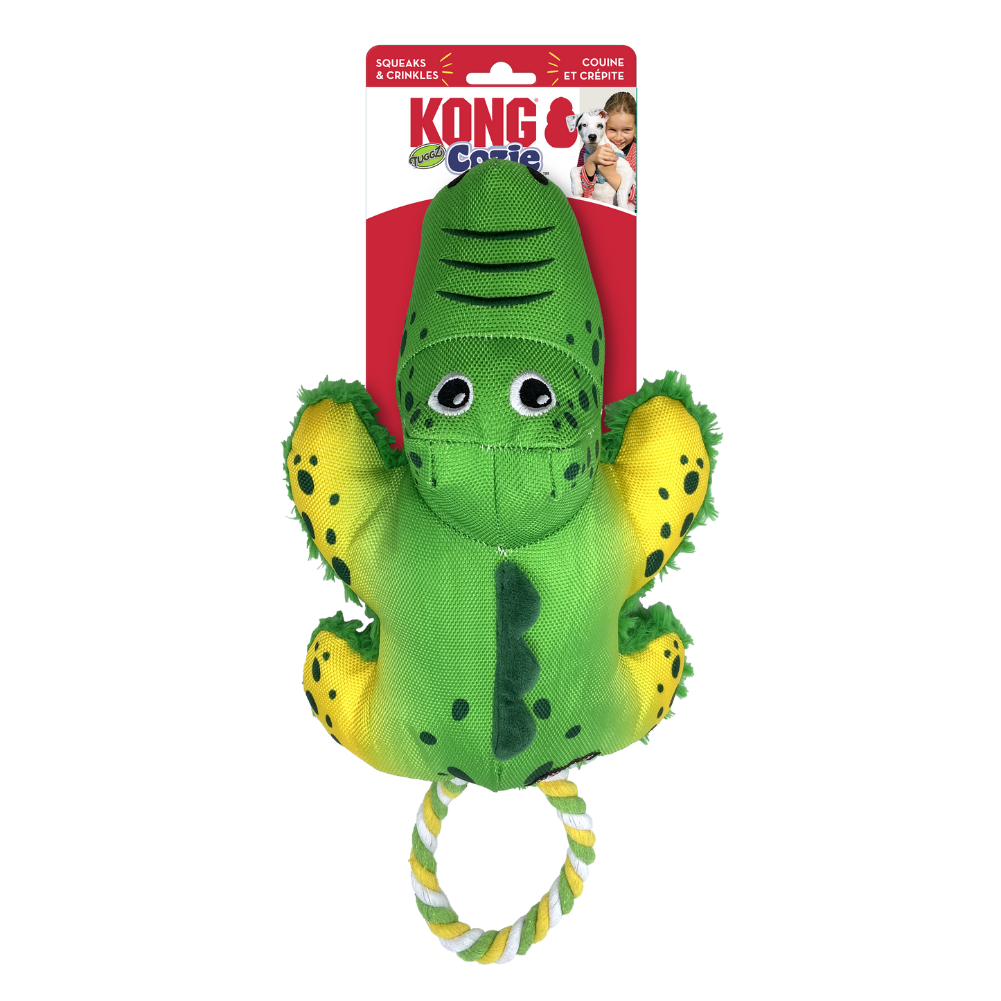 KONG Cozie Tuggz Alligator Medium/Large