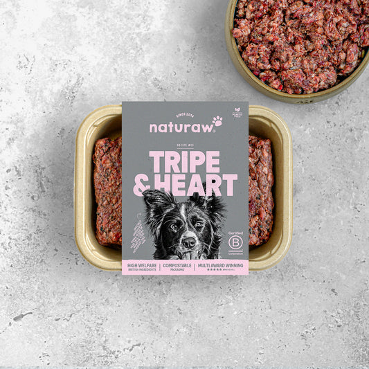 Naturaw Original Range: Tripe & Heart 500g